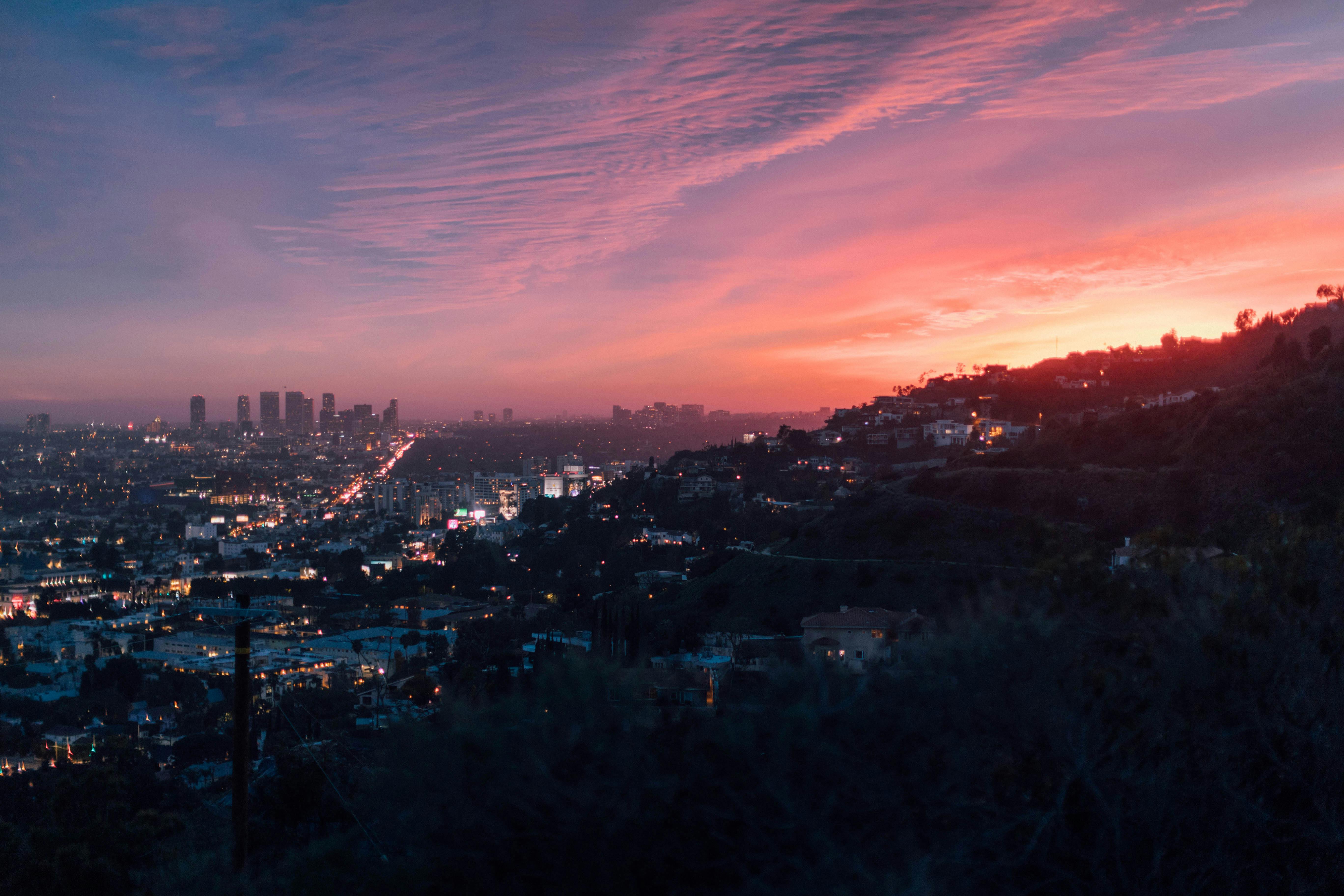 Los Angeles detox and rehab center sunset view
